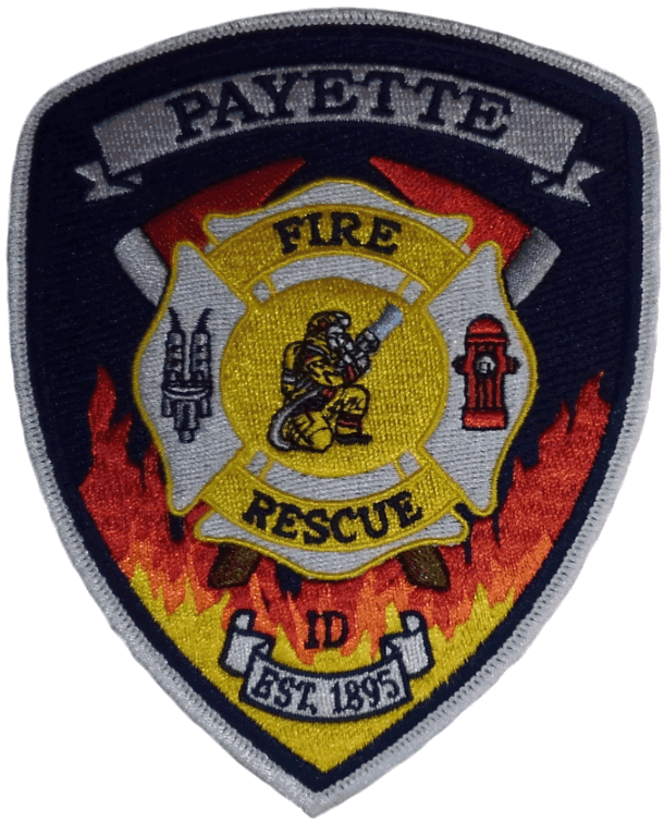 Payette Fire Rescue patch, established 1895
