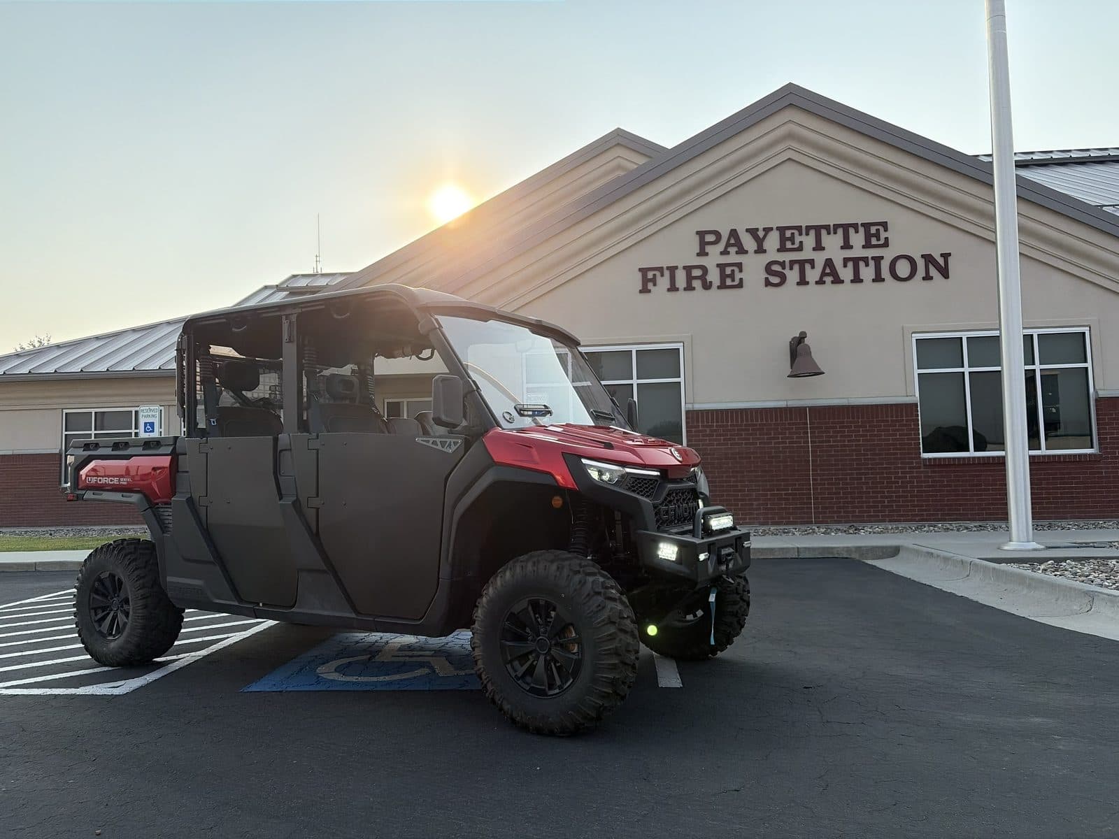 Payette Fire Department apparatus at the station