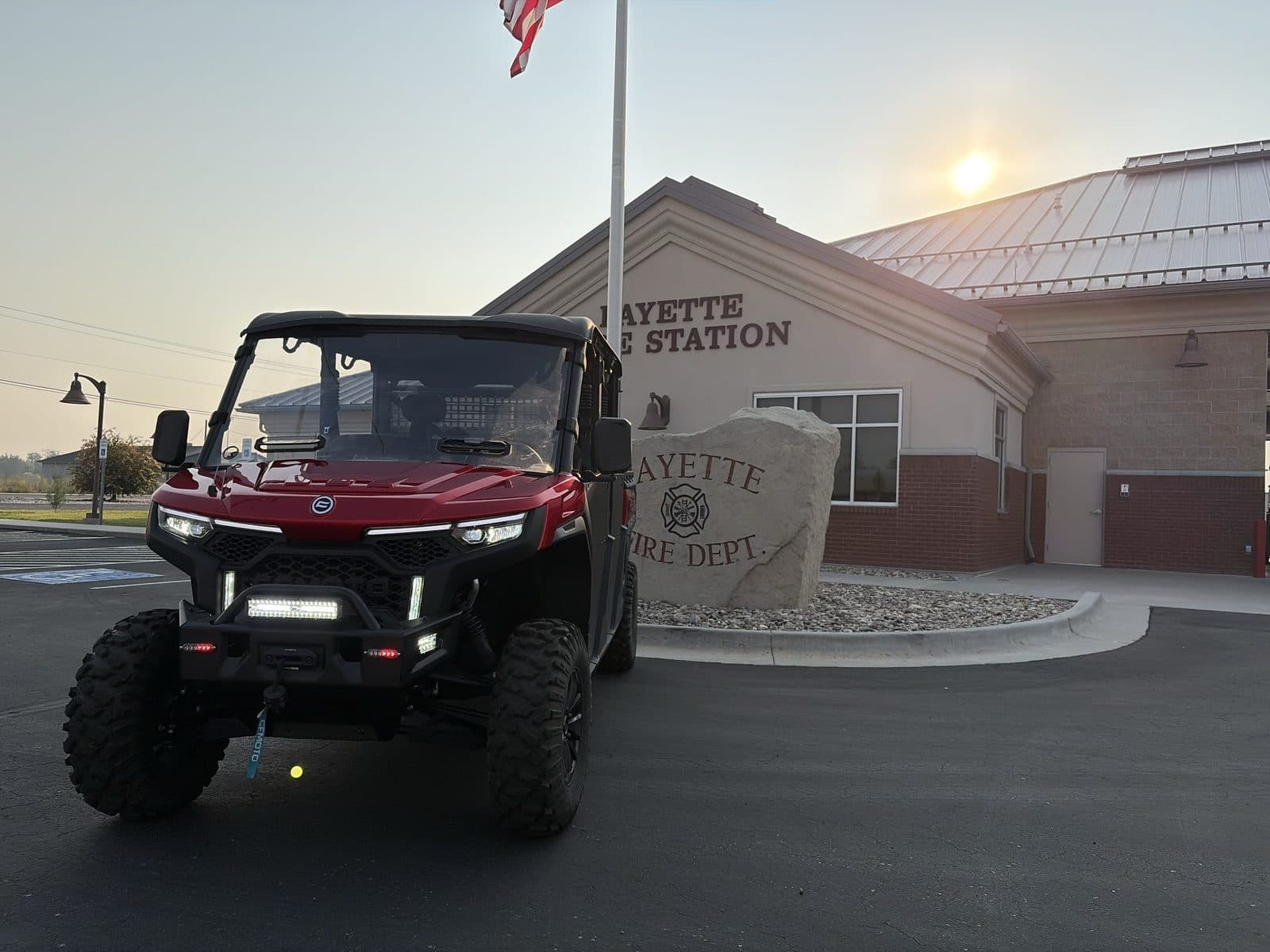 Payette Fire Department apparatus at the station